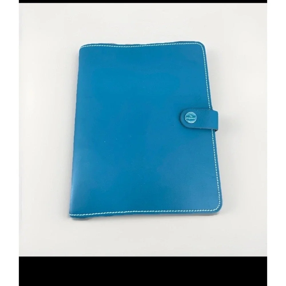 Filofax The Original A5 Leather Planner Organizer Teal Ring‎ Binder Agenda
